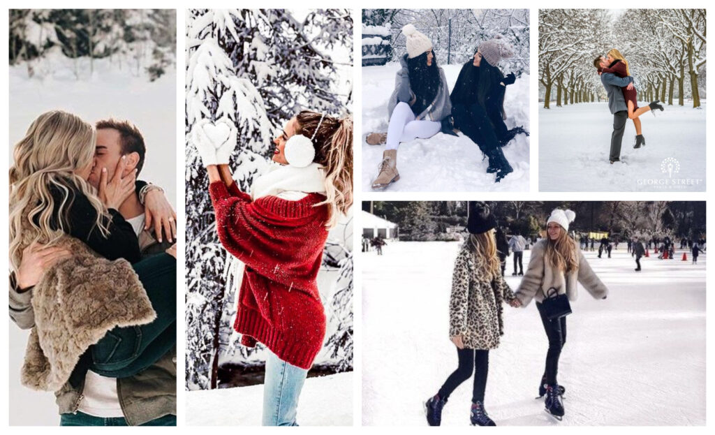 Jõulu fotosessiooni ideed Pinterestist - collage